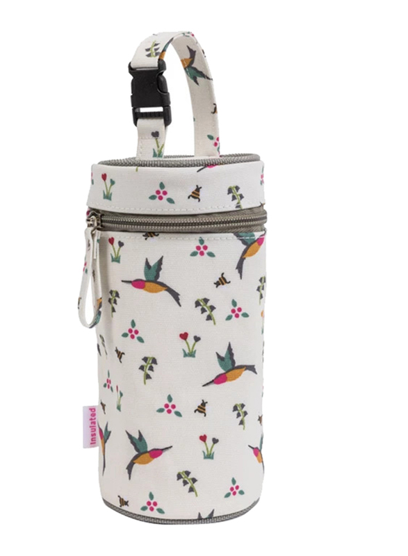 Pink Lining Bottle Holder, Hummingbird