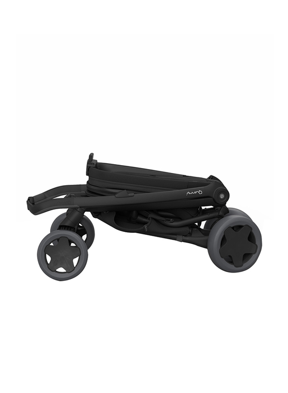 Quinny Zapp Flex Plus Single Stroller, Black on Black