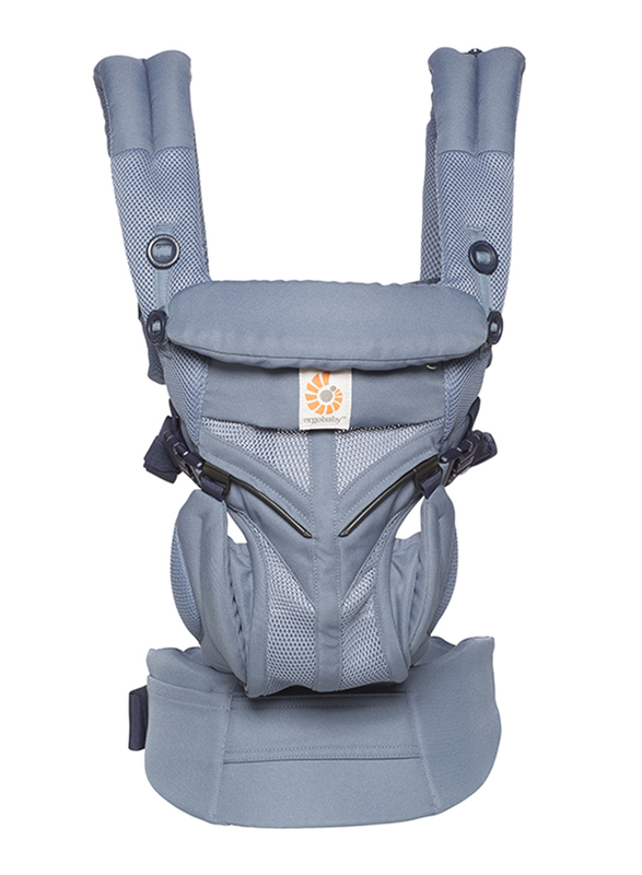 Ergobaby Omni 360 Cool Air Mesh Baby Carrier, Oxford Blue