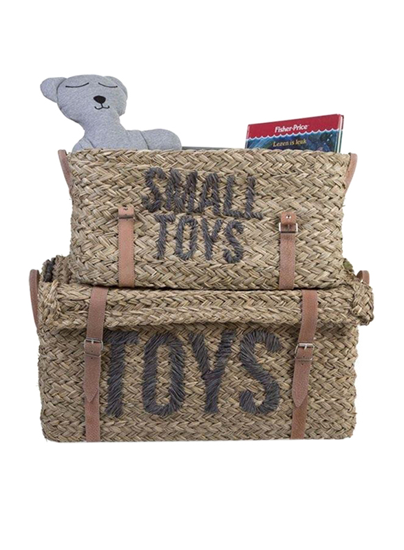 

Childhome Belt Toys & Small Toys Rattan Basket Set, 2 Pieces, Brown