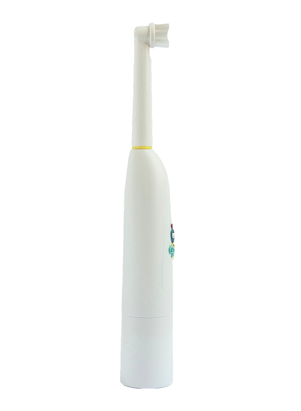 Jack N' Jill Buzzy Buzzy Brush Musical Electric Toothbrush for Kids, White