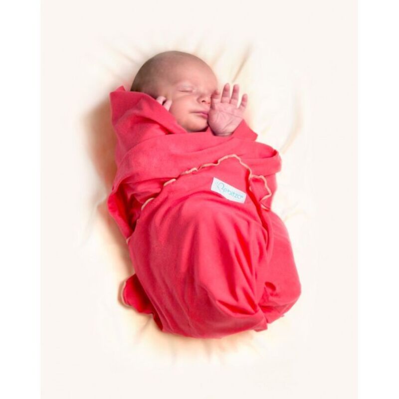 Bebitza Antibacterial Baby Wraps, Dark Pink