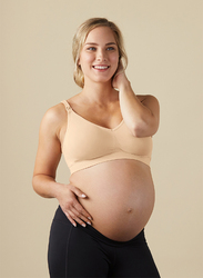 Bravado The Body Silk Seamless Nursing Bra, X-Large, Butterscotch