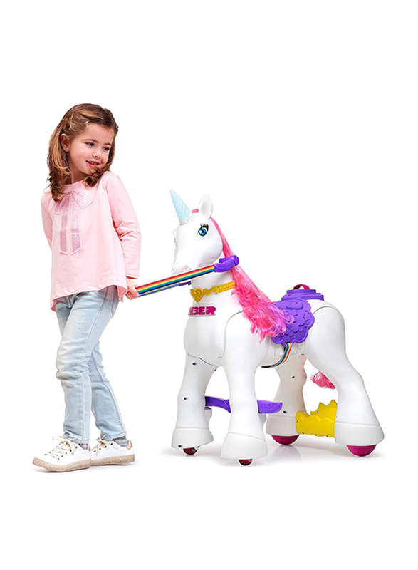 Feber My Lovely Unicorn Electric 12V Ride On, Ages 3+