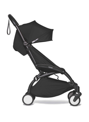 YOYO2 Complete Stroller Set - Black Frame With Colour Pack, 6+ Months - Taupe