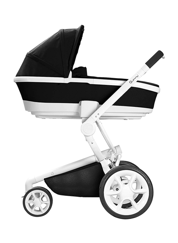 Quinny Foldable Baby Carrycot, Black Irony