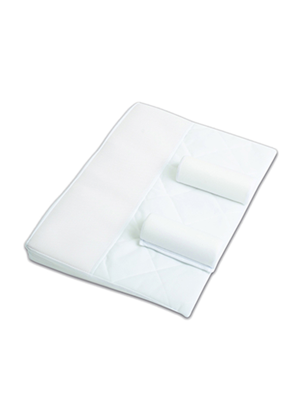 Doomoo Basics Supreme Sleep Large Positioner Cushion, White