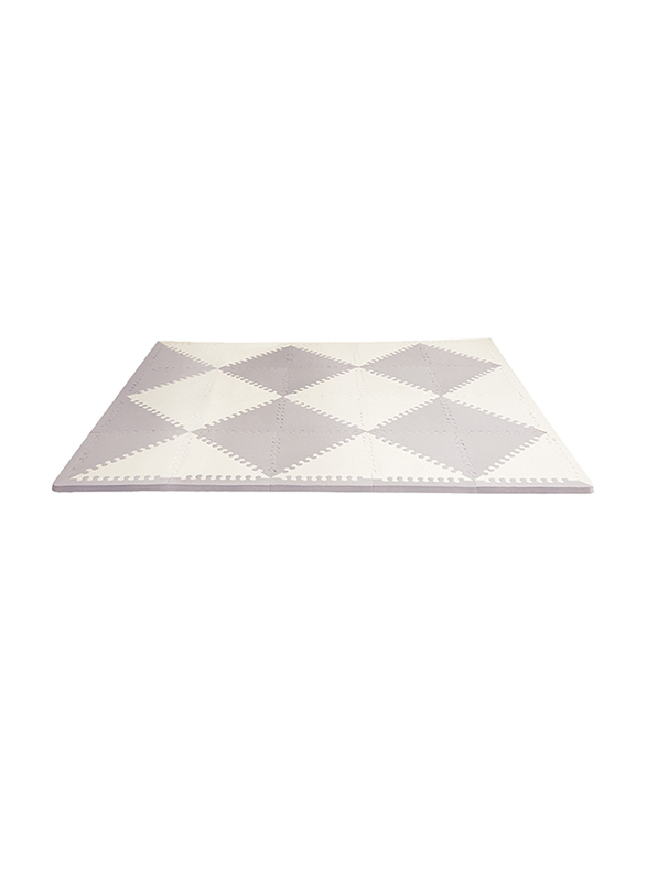 Skip Hop Playspot Geo Floor Tiles Playmat, Grey/Cream