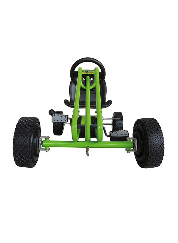 Hauck Toys Lightning Go Cart, Race Green, Ages 4+