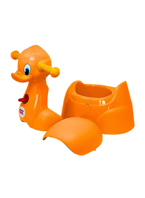 OKBaby Quack Duck Potty Toilet Training Seat, Orange