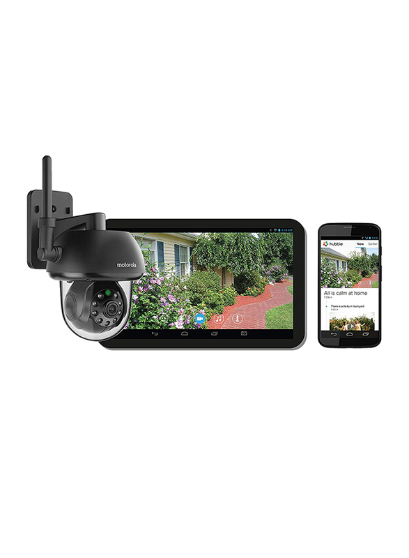 Motorola Focus 73 Outdoor HD Video Monitor and Wi-Fi Camera, Black