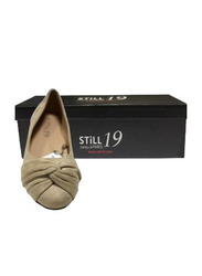 Still 19 Round Toe Ballerinas for Women, 40 EU, JKLB210082-87, Beige