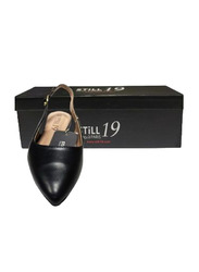 Still 19 Pointed Toe Ballerinas for Women, 41 EU, JKLB21008-87, Black