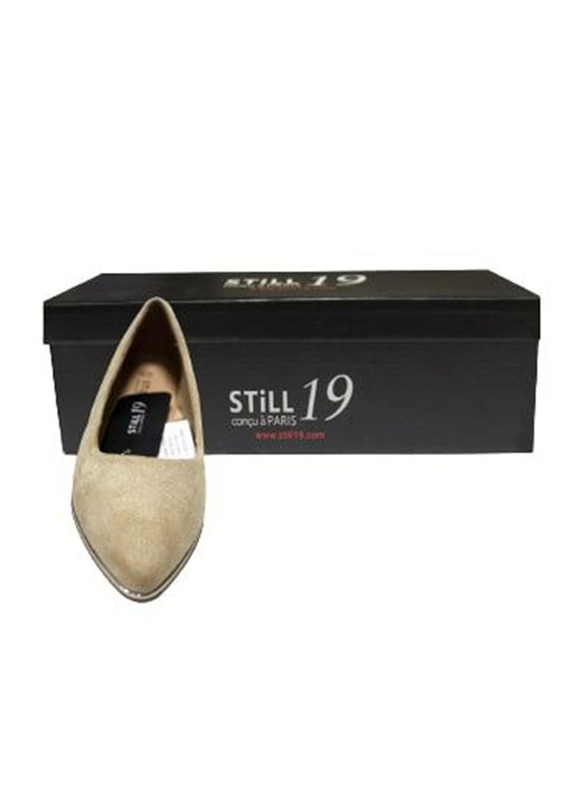 Still 19 Round Toe Ballerinas for Women, 39 EU, Beige