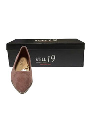 Still 19 Round Toe Ballerinas for Women, 37 EU, JKLB210066-87, Baby Pink
