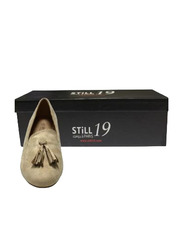 Still 19 Round Toe Ballerinas for Women, 41 EU, JKLB210011-87, Beige