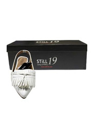 Still 19 Pointed Toe Ballerinas for Women, 38 EU, JKLB210069-87, White