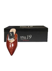 Still 19 Pointed Toe Ballerinas for Women, 37 EU, JKLB210021-87, Brown