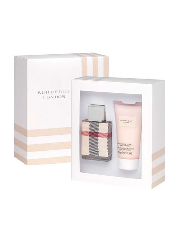 

Burberry 2-Piece London Gift Set for Women, 100ml EDP Perfume, 50ml Body Lotion