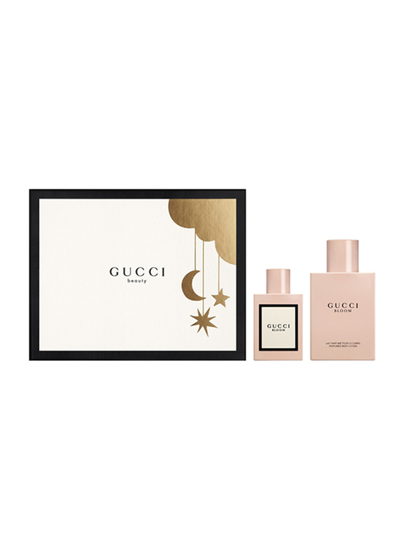 

Gucci 2-Piece Bloom Gift Set for Women, 50ml EDP Perfume, 100ml Body Lotion