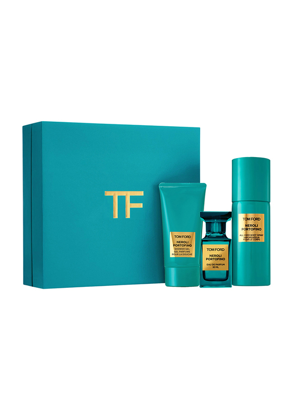 

Tom Ford 3-Piece Neroli Protofino Gift Set Unisex, 50ml EDP Perfume, 75ml Shower Gel, 150ml Body Spray