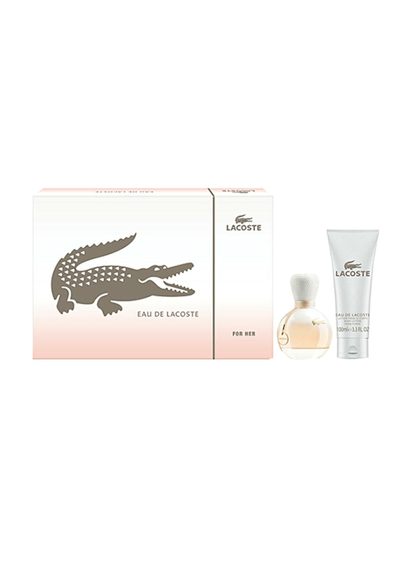 

Lacoste 2-Piece Eau De Lacoste Gift Set for Women, 50ml EDP Perfume, 100ml Body Lotion