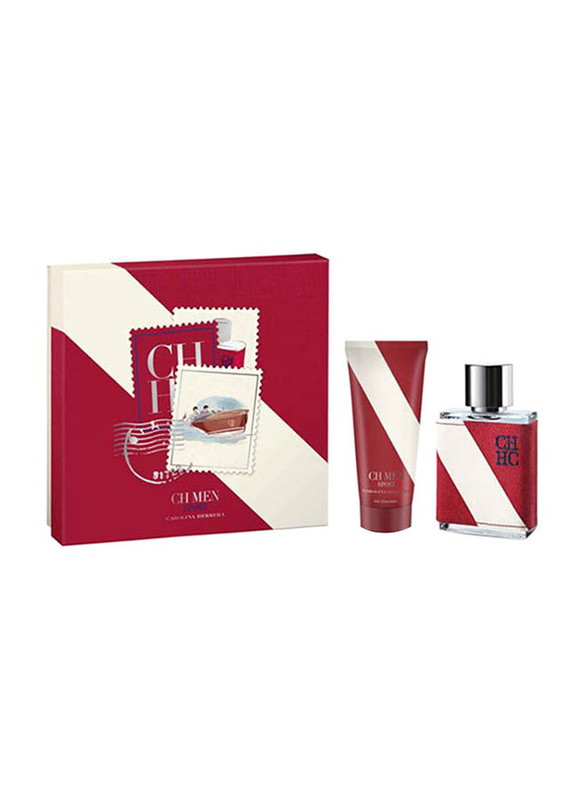 

Carolina Herrera 2-Piece CH HC Gift Set for Women, 100ml EDT Perfume, 100ml After Shave Balm