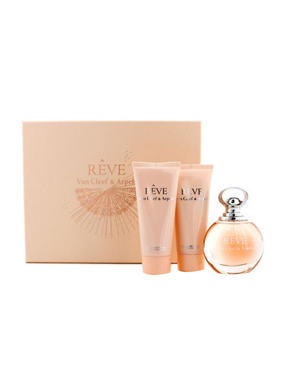 

Van Cleef & Arpels 3-Piece Reve Gift Set for Women, 100ml EDP Perfume, 100ml Body Lotion, 100ml Shower Gel