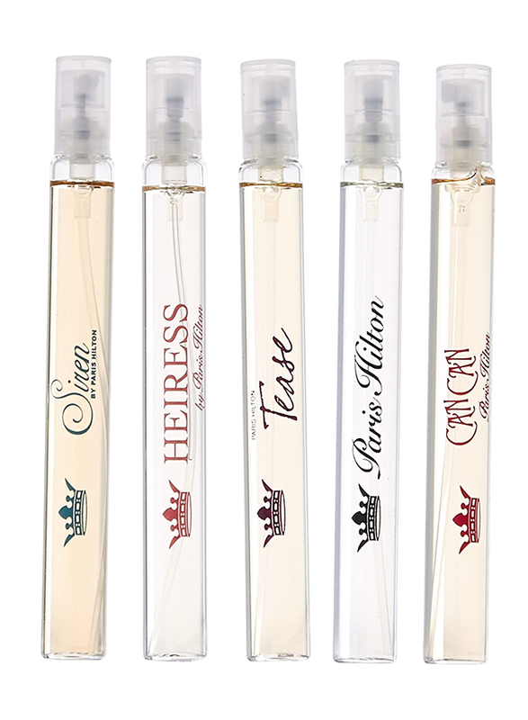 

Paris Hilton 5-Piece Perfume Set for Women, Paris Hilton 10ml EDP Perfume, Can Can 10ml EDP Perfume, Tease 10ml EDP Perfume, Siren 10ml EDP Perfume, Heires 10ml EDP Perfume