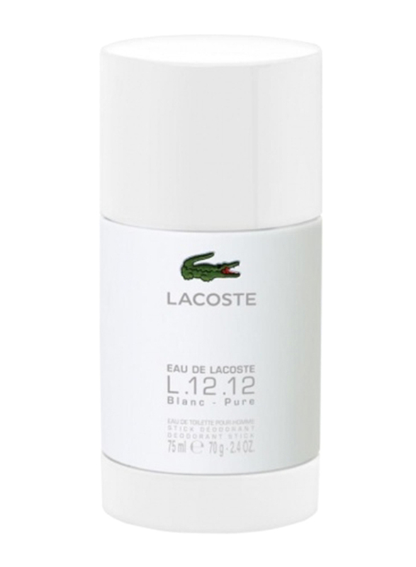 

Lacoste Eau de Lacoste L.12.12 Blanc Deodorant Stick for Men, 75ml