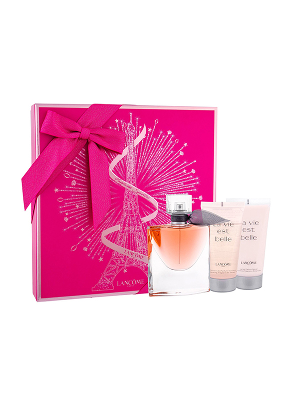 

Lancôme 3-Piece La Vie Est Belle Gift Set for Women, 50ml EDP Perfume, 50ml Body Lotion, 50ml Shower Gel