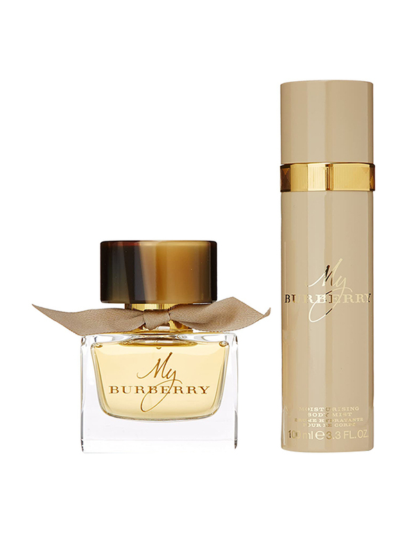 

Burberry 2-Piece My Burberry Gift Set for Women, 50ml EDP Perfume, 100ml Body Mist