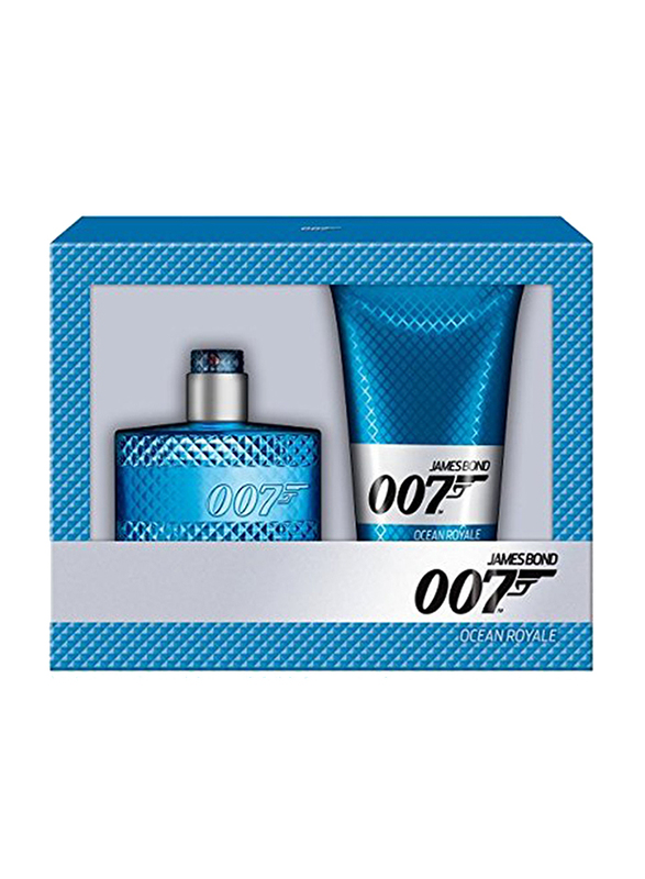 

James Bond 2-Piece 007 Ocean Royale Gift Set for Men, 50ml EDT Perfume, 150ml Shower Gel