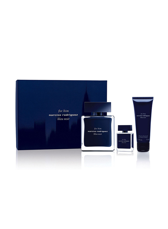

Narciso Rodriguez 3-Piece Bleu Noir Set for Men, 100ml EDT Perfume, 10ml EDT Perfume, 75ml All Over Shower Gel