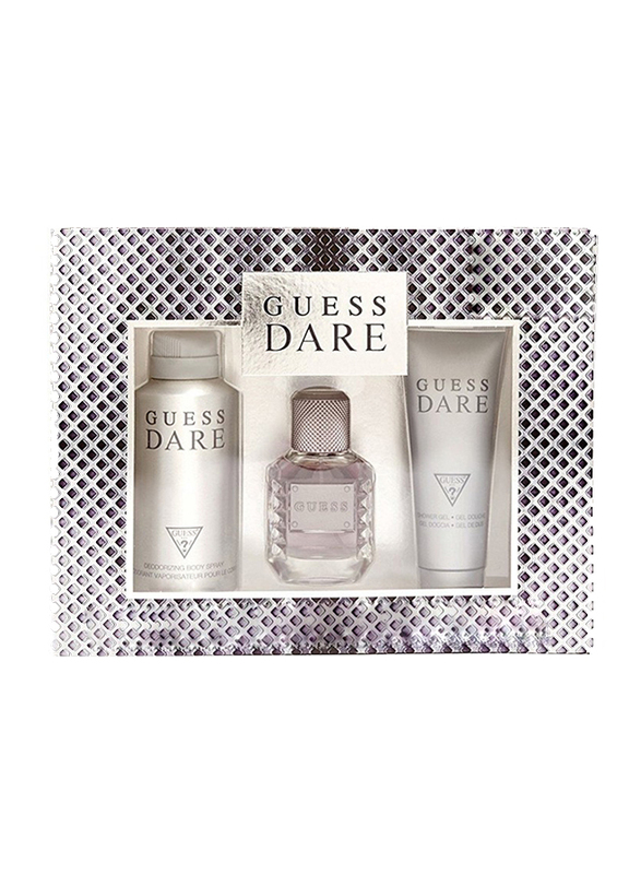 

Guess 3-Piece Guess Dare Gift Set for Women, 100ml EDT Perfume, 200ml Shower Gel, 226ml Body Spray