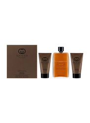 Gucci 4-Piece Guilty Absolute Travel Set for Men, EDP 90ml, After Shave 50ml, Shampoo 50ml