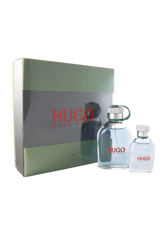

Hugo Boss 2-Piece Green Gift Set for Men, 150ml EDT Perfume, 40ml Travel Spray