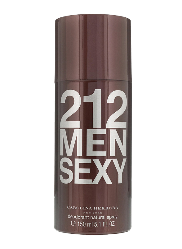 

Carolina Herrera 212 Sexy Men Deodorant Spray, 150ml