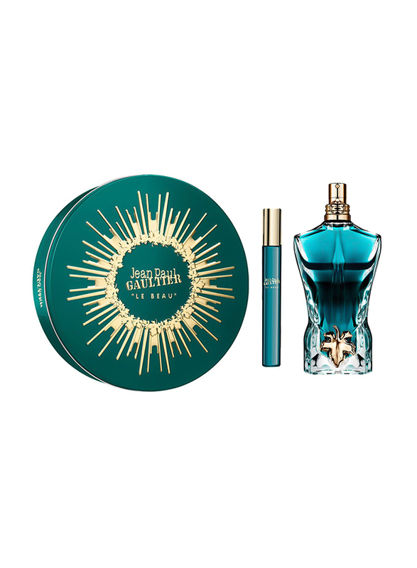 

Jean Paul Gaultier 2-Piece Le Beau Perfume Gift Set for Men, 75ml EDT Perfume, 10ml Miniature EDT Perfume