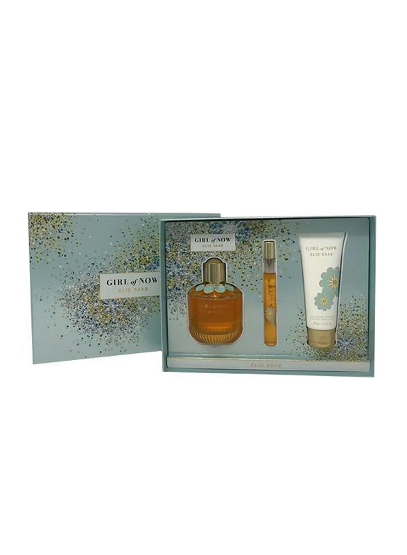 

Elie Saab 3-Piece Gift Set for Women, 90ml EDP Perfume, 10ml EDP Perfume, 75ml Body Lotion