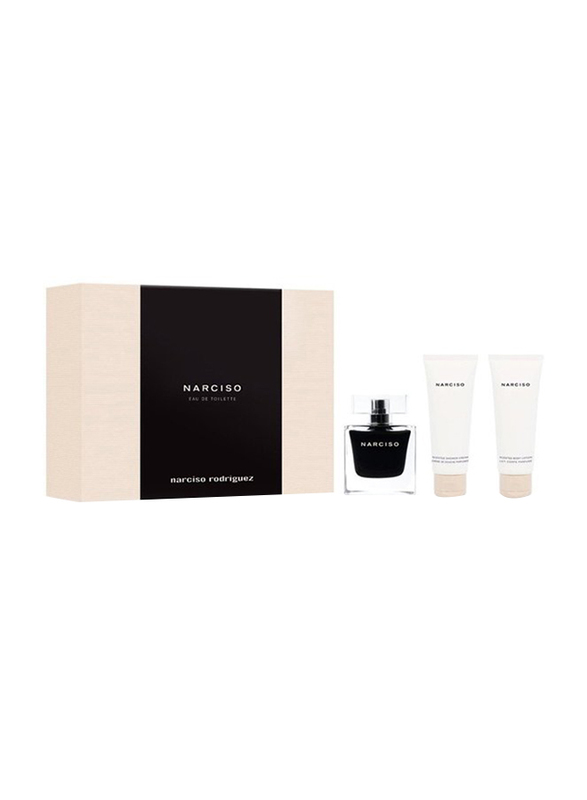 

Narciso Rodriguez 3-Piece Narciso Gift Set for Women, 50ml EDT Perfume, 50ml Body Lotion, 50ml Shower Cream
