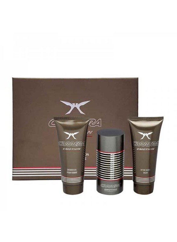 

Carrera 2-Piece Emotion Gift Set for Men, 100ml EDT Perfume, 150ml After Shave Balm, 150ml Shower Gel