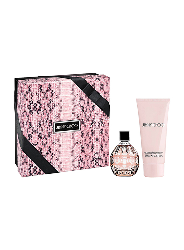 

Jimmy Choo 2-Piece Gift Set for Women, 60ml EDP Perfume, 100ml Body Lotion