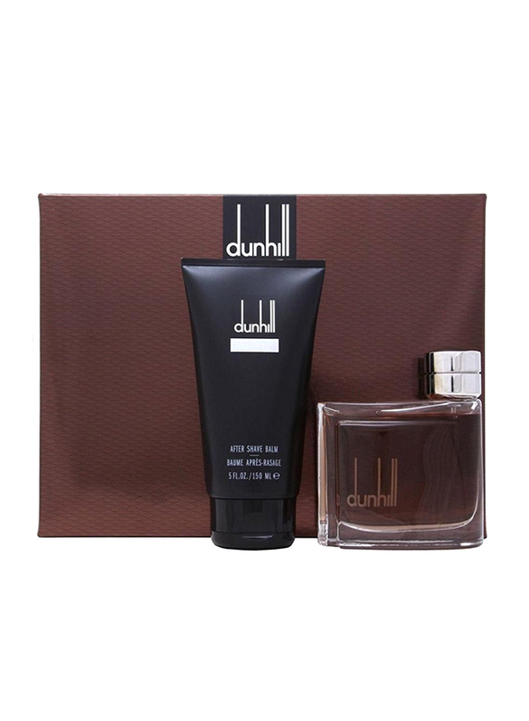 

Dunhill 2-Piece Brown Gift Set for Men, 75ml EDT Perfume, 150ml After Shave Balm