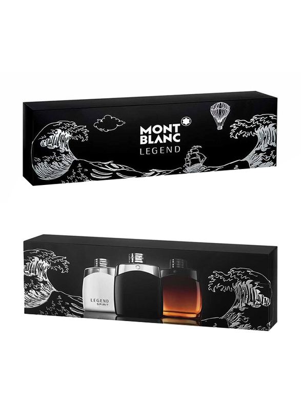 

Mont Blanc 3-Piece Perfume Set for Men, 50ml Legend, 50ml Legend Spirit, 50ml Legend Night