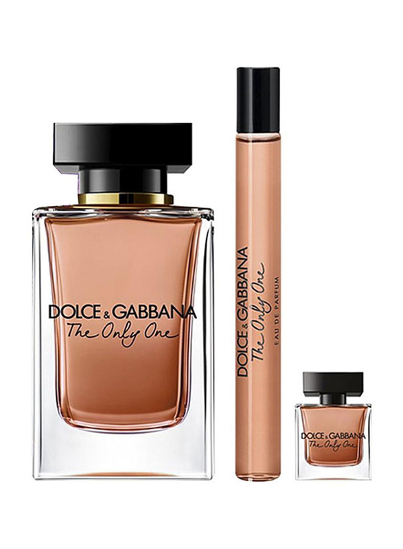 

Dolce & Gabbana 3-Piece The Only One Perfume Set Unisex, 100ml EDP Perfume, 7.5ml Miniature EDP Perfume Spray, 10ml EDP Perfume Travel Spray