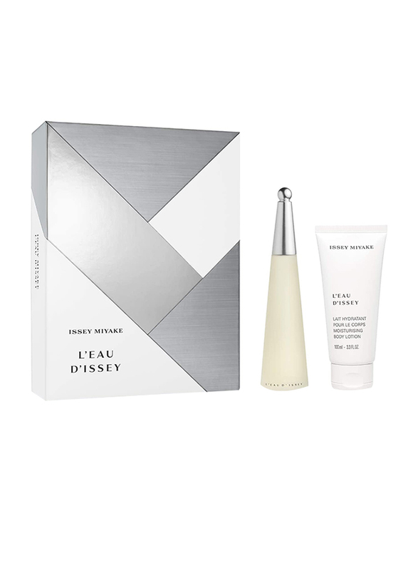 

Issey Miyake 2-Piece L'Eau D'Issey Gift Set for Women, 50ml EDT Perfume, 100ml Body Lotion