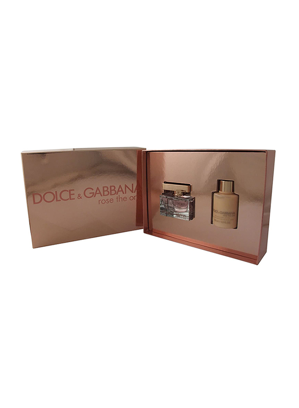 

Dolce & Gabbana 2-Piece Rose The One Gift Set for Women, 30ml EDP Perfume, 100ml Body Lotion