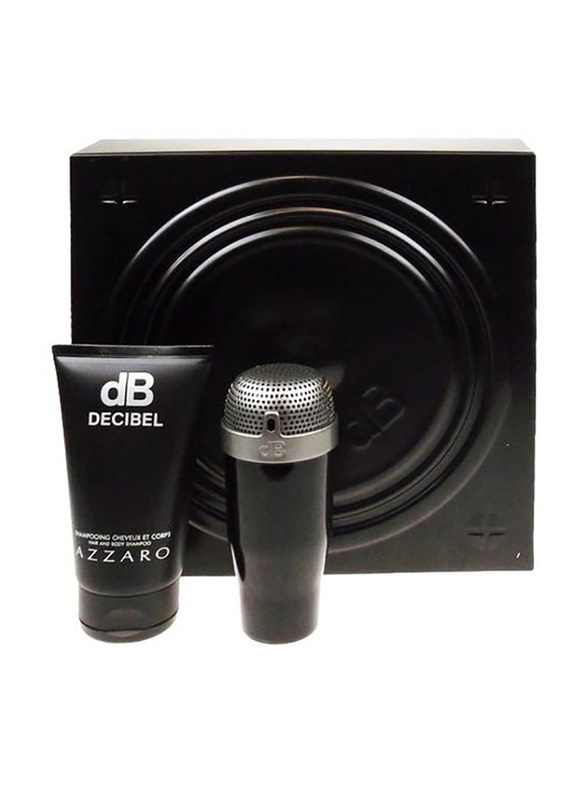 

Azzaro 2-Piece dB Decibel Gift Set for Men, 100ml EDT Perfume, 150ml Hair and Body Shampoo