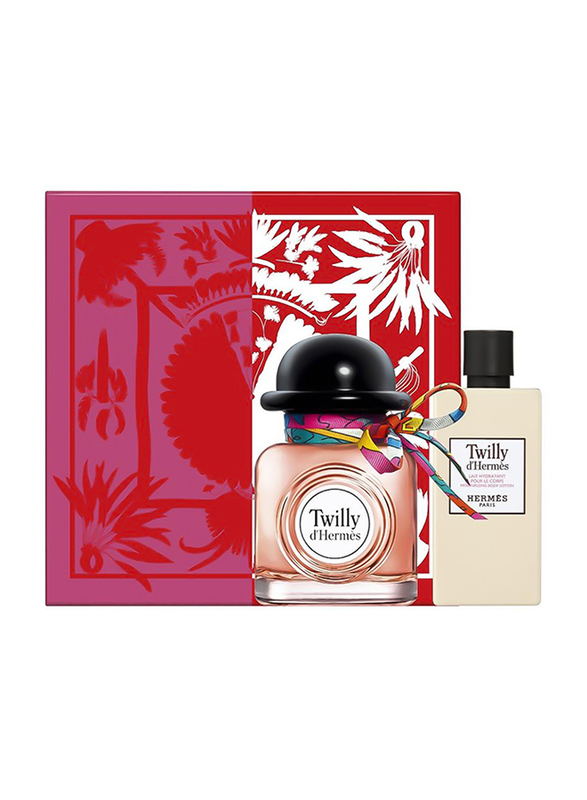 

Hermes 2-Piece Twilly D'Hermes Gift Set for Women, 85ml EDP Perfume, 12.5ml Travel Spray